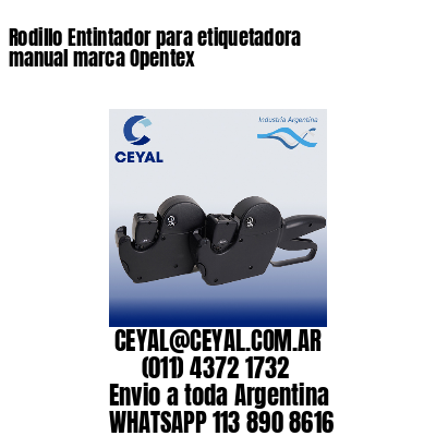 Rodillo Entintador para etiquetadora manual marca Opentex