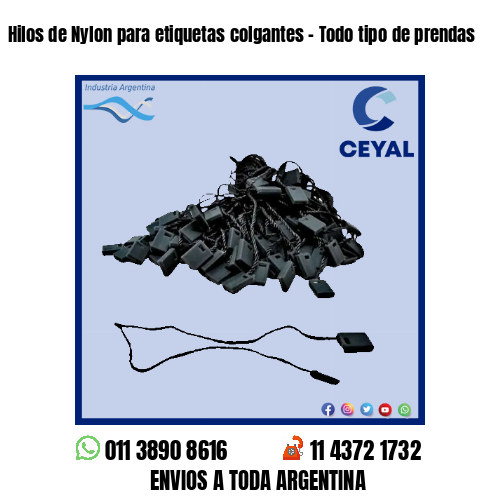 Hilos de Nylon para etiquetas colgantes – Todo tipo de prendas