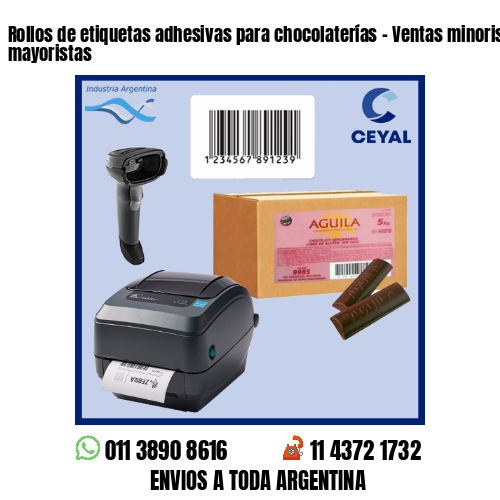 Rollos de etiquetas adhesivas para chocolaterías – Ventas minoristas y mayoristas