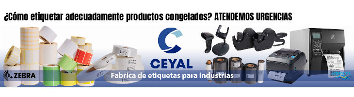 ¿Cómo etiquetar adecuadamente productos congelados? ATENDEMOS URGENCIAS