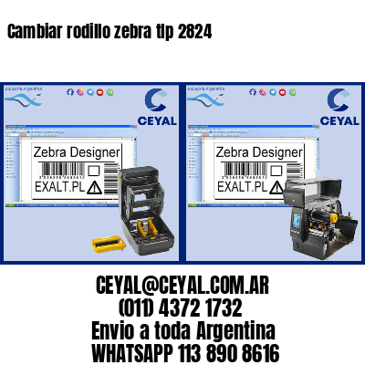 Cambiar rodillo zebra tlp 2824