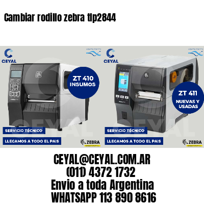 Cambiar rodillo zebra tlp2844