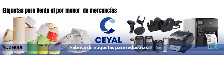 Etiquetas para Venta al por menor de mercancías