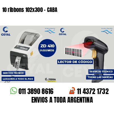 10 ribbons 102x300 - CABA