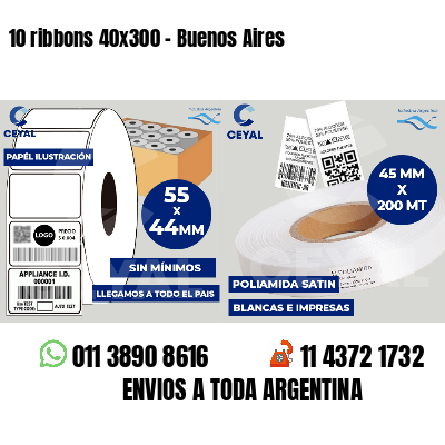 10 ribbons 40x300 - Buenos Aires