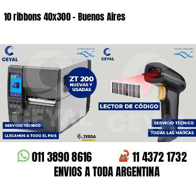 10 ribbons 40x300 - Buenos Aires