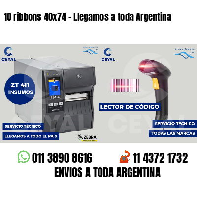 10 ribbons 40x74 - Llegamos a toda Argentina