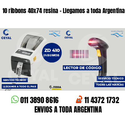 10 ribbons 40x74 resina - Llegamos a toda Argentina
