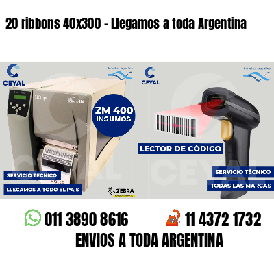 20 ribbons 40x300 - Llegamos a toda Argentina