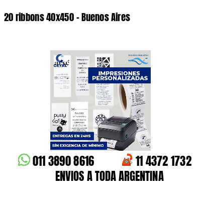 20 ribbons 40x450 - Buenos Aires