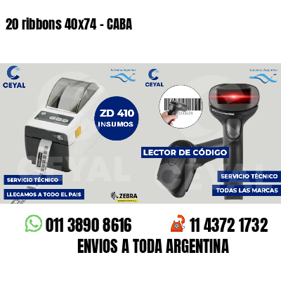20 ribbons 40x74 - CABA