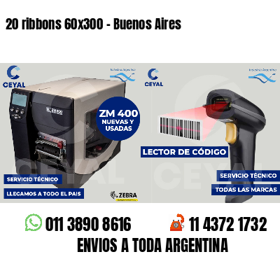 20 ribbons 60x300 - Buenos Aires