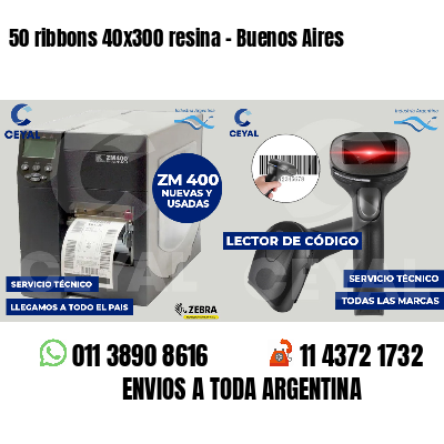 50 ribbons 40x300 resina - Buenos Aires