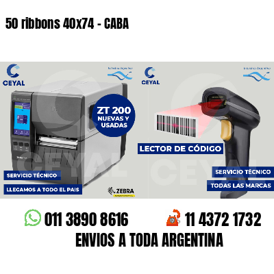 50 ribbons 40x74 - CABA