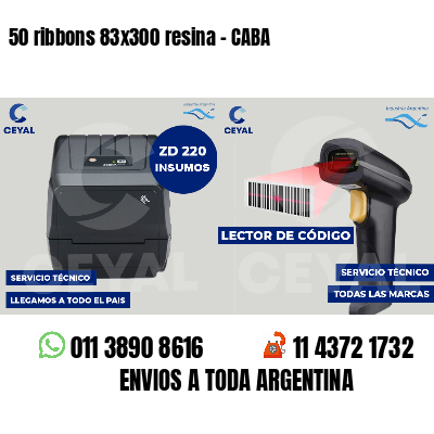 50 ribbons 83x300 resina - CABA