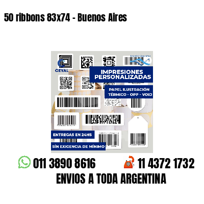 50 ribbons 83x74 - Buenos Aires
