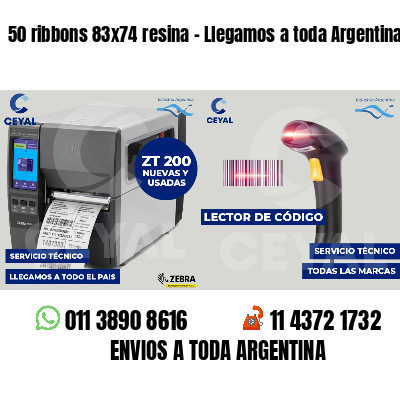 50 ribbons 83x74 resina - Llegamos a toda Argentina