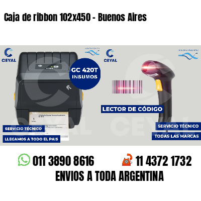 Caja de ribbon 102x450 - Buenos Aires