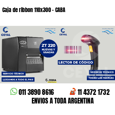 Caja de ribbon 110x300 - CABA