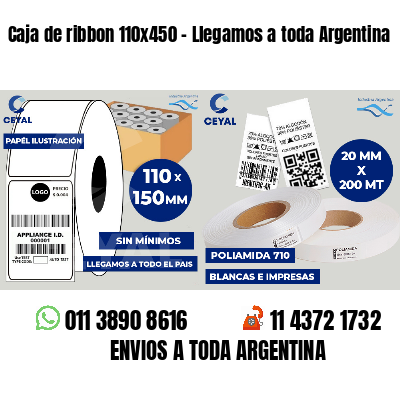 Caja de ribbon 110x450 - Llegamos a toda Argentina