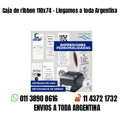 Caja de ribbon 110x74 - Llegamos a toda Argentina
