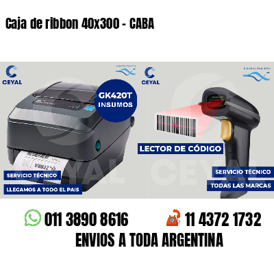 Caja de ribbon 40x300 - CABA