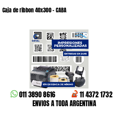 Caja de ribbon 40x300 - CABA