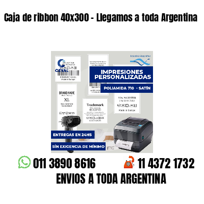 Caja de ribbon 40x300 - Llegamos a toda Argentina