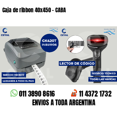 Caja de ribbon 40x450 - CABA