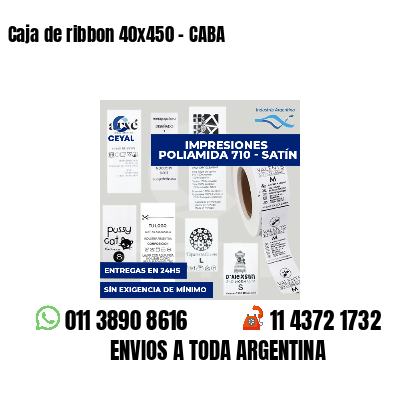 Caja de ribbon 40x450 - CABA