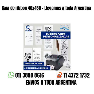 Caja de ribbon 40x450 - Llegamos a toda Argentina