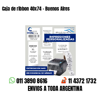 Caja de ribbon 40x74 - Buenos Aires