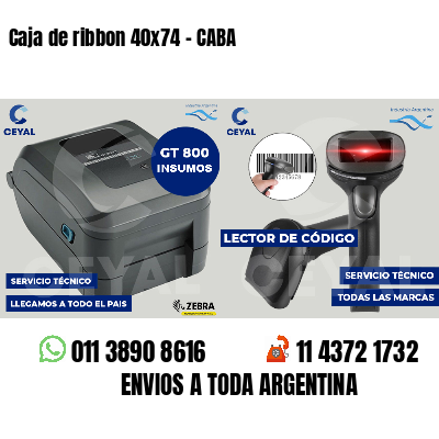 Caja de ribbon 40x74 - CABA
