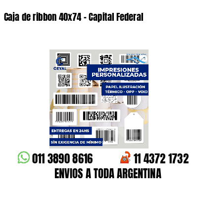 Caja de ribbon 40x74 - Capital Federal
