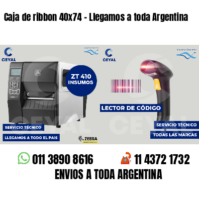 Caja de ribbon 40x74 - Llegamos a toda Argentina