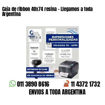 Caja de ribbon 40x74 resina - Llegamos a toda Argentina