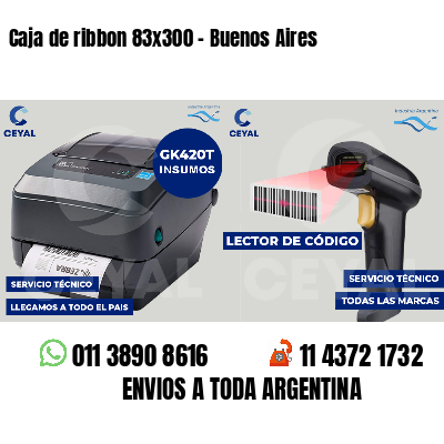 Caja de ribbon 83x300 - Buenos Aires