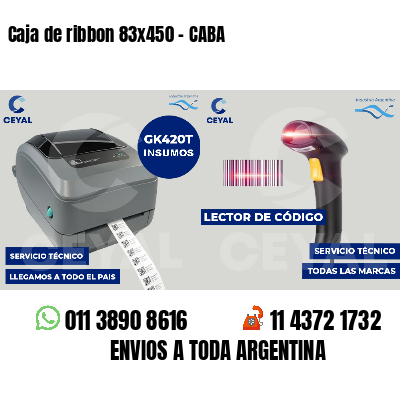 Caja de ribbon 83x450 - CABA