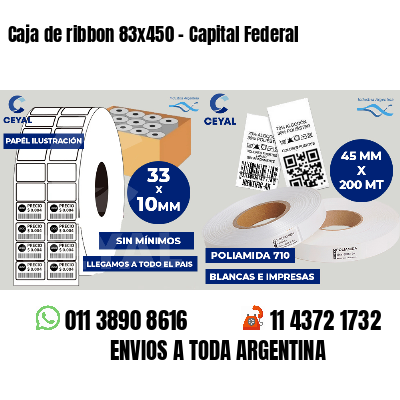 Caja de ribbon 83x450 - Capital Federal