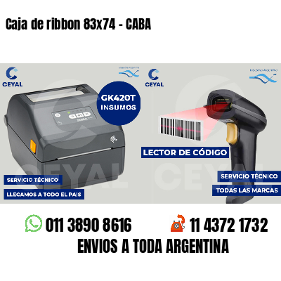 Caja de ribbon 83x74 - CABA