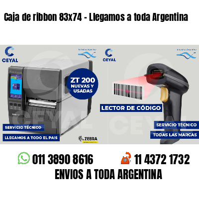 Caja de ribbon 83x74 - Llegamos a toda Argentina