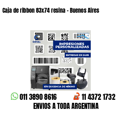 Caja de ribbon 83x74 resina - Buenos Aires