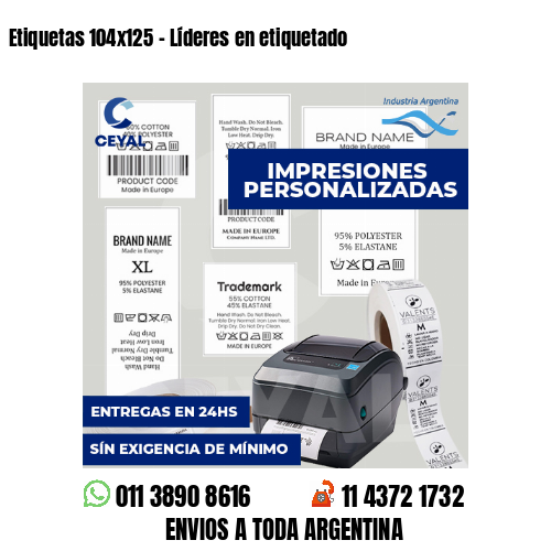 Etiquetas 104x125 - Líderes en etiquetado
