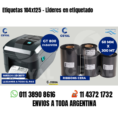 Etiquetas 104x125 - Líderes en etiquetado