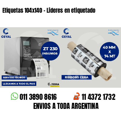 Etiquetas 104x140 - Líderes en etiquetado