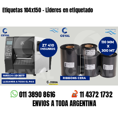 Etiquetas 104x150 - Líderes en etiquetado