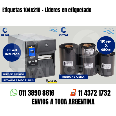Etiquetas 104x210 - Líderes en etiquetado