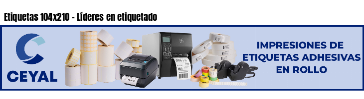 Etiquetas 104x210 - Líderes en etiquetado