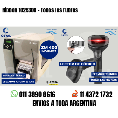 Ribbon 102x300 - Todos los rubros