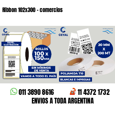 Ribbon 102x300 - comercios